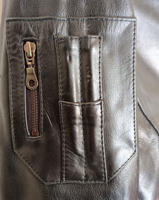 GIUBBOTTO ORIGINALE IRON MAIDEN IN PELLE (MISURA SMALL) - Foto 4