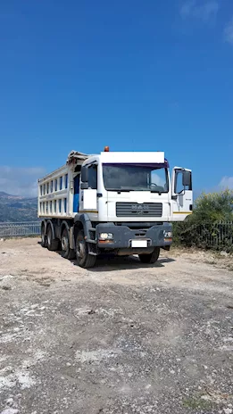 MAN TGA 41,480 8X4 RINALTABILE ROCCIA LA RIBALTA
