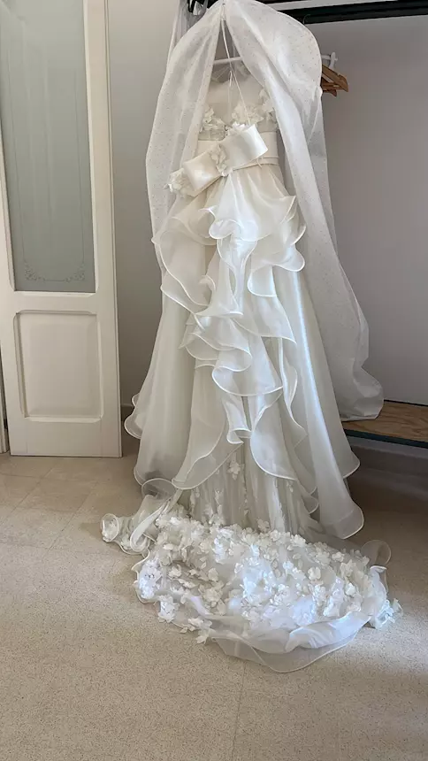 Abito da sposa stefano blandaleone 2023, taglia 42, ottimo stato