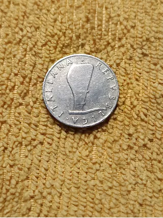Rara MONETA 5 LIRE 1951 delfino - Foto 2