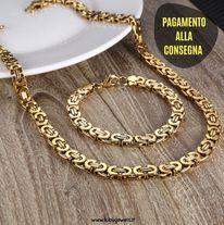 SET CROSS PLACCATO ORO