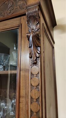 Credenza vetrina antica, in legno - Foto 4