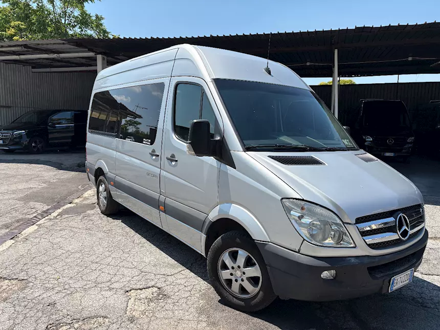 Foto 2Sprinter Mercedes SITCAR 9 posti Anno 2014 Km 395000 Euro 5, colore grigio