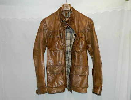 Giacca in pelle Belstaff Panther 1966 L