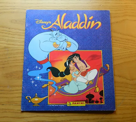 Album figurine Panini Disney Aladdin+Re Leone+Biancaneve