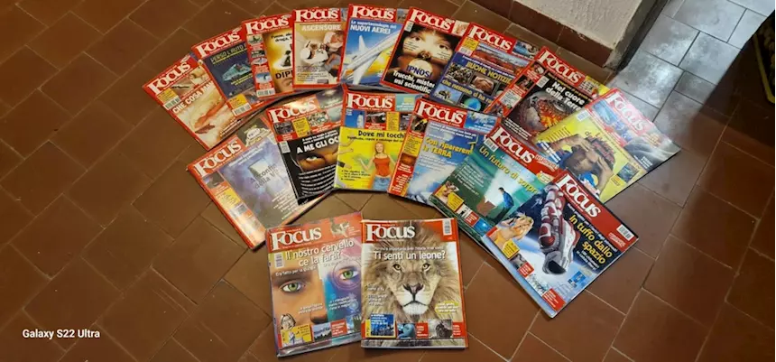 Lotto di 17 riviste Focus, in ottime condizioni