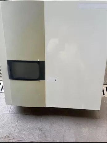 Caldaia murale a condensazione montata