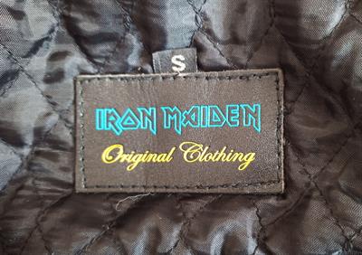GIUBBOTTO ORIGINALE IRON MAIDEN IN PELLE (MISURA SMALL) - Foto 2