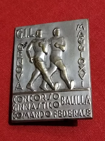 Spilla GIL Concorso ginnastico Balilla