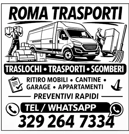 Trasporti, traslochi, sgombri, smaltimento rifiuti