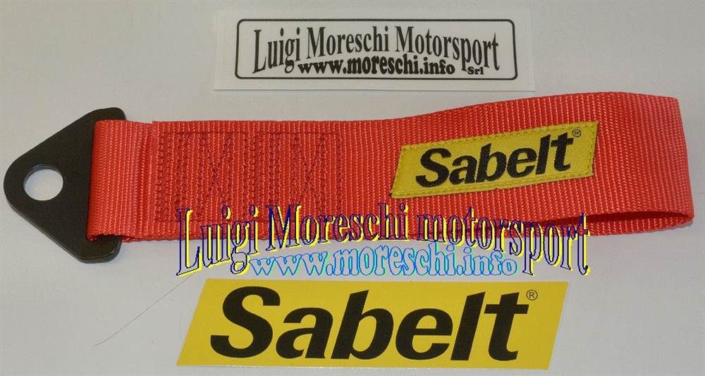 SABELT GANCIO TRAINO RACING TUNING STOFFA NASTRO LACCIO 3000KG