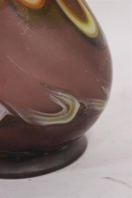 Vaso a forma di calla in vetro viola - Foto 3