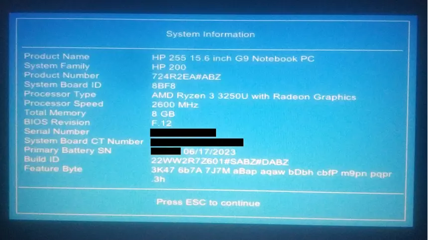 Foto 5PC Laptop Marca HP 255 G9, come nuovo