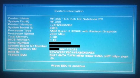 PC Laptop Marca HP 255 G9, come nuovo - Anteprima 5