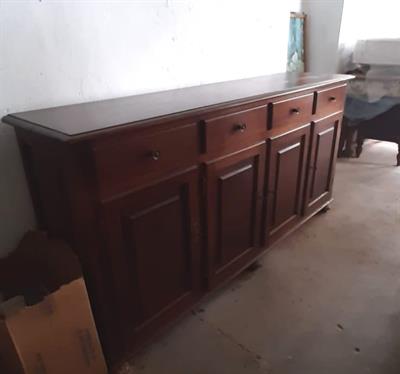 Credenza artigianale in noce inizio 900, ottimo stato - Foto 2