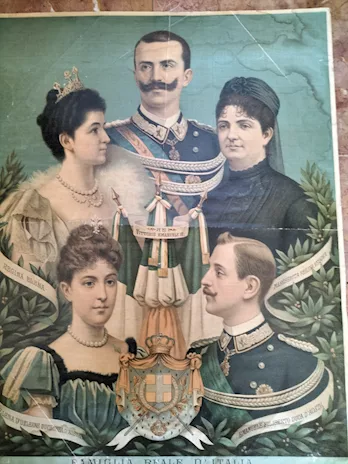 Poster Famiglia Reale Savoia