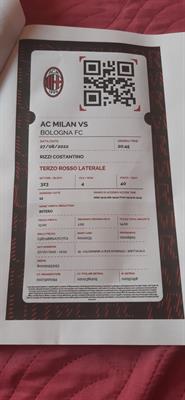 Partita Milan Bologna