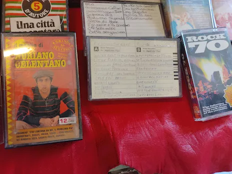 Cassette musicali anni '60 ecc.