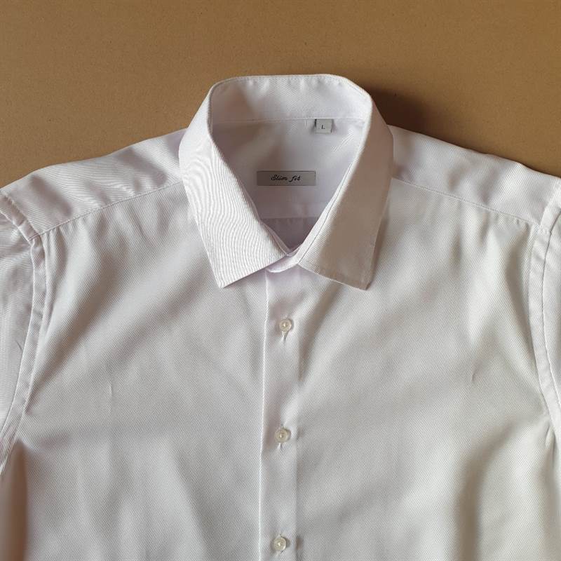 Camicia bianca in puro cotone