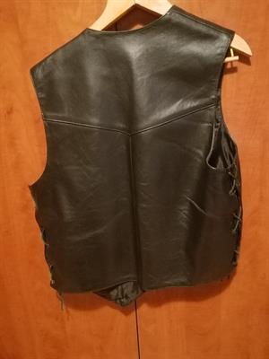 Gilet in pelle XL, in buone condizioni - Foto 3