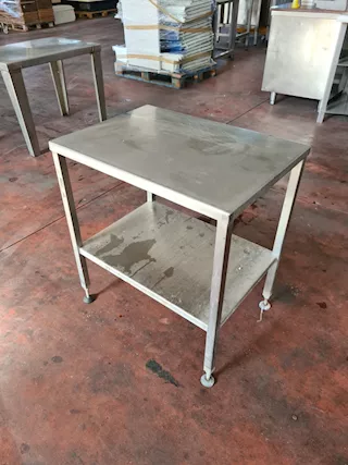 Tavolo inox da pasticceria usato