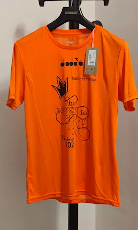 T-shirt running La Mezza Reale Diadora taglia L