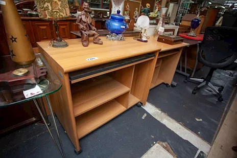 Scrivanie in legno con ruote - 24887