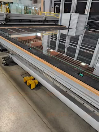 Macotec Line-Y: 2007 tavolo taglio vetro laminato