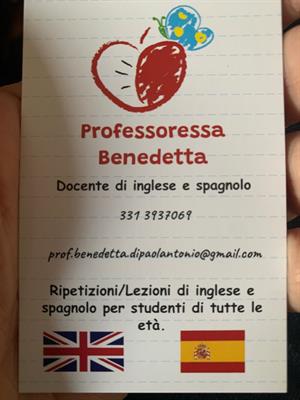 Inglese e spagnolo