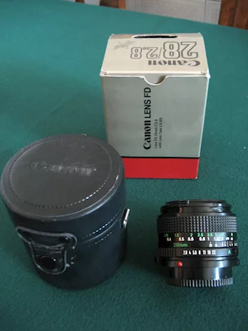 Obiettivo Canon FD 2,8/28 mm