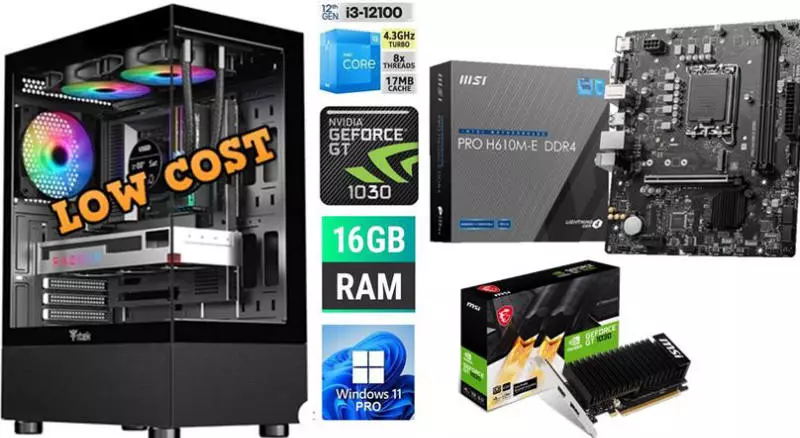 Offerta PC Gaming Roma i3 16GB RAM Computer Italia