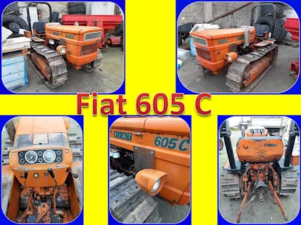 Trattore Agricolo Cingolato Fiat 605 C