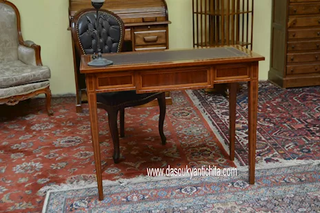 Scrivania da centro stile Luigi XVI cm 100