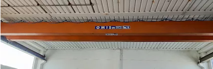 Carroponte 19-20 mt. portata 5 -10 ton + vie di corsa