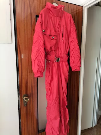 Tuta sci monopezzo vintage AnziBesson rossa 42 originale, colore rosso - Foto 2