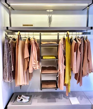Arredo con Mensole Ghiaccio e Pensili 7293