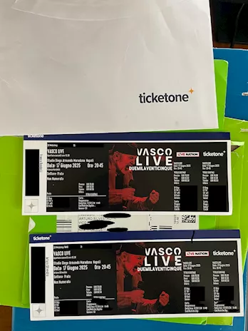 Biglietti Vasco rossi napoli 17/06/2025