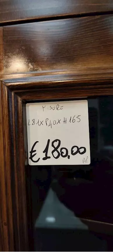 Vetrinetta in Arte Povera - 25059, in legno - Foto 3