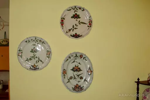 Piatti '700 LA MAIOLICA DEGLI ANTONIBON decoro Tacchiolo