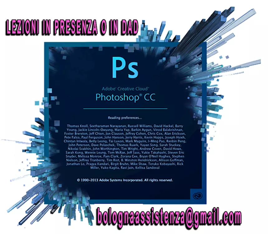 Lezioni sull'utilizzo di PHOTOSHOP