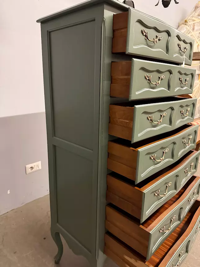Cassettiera settimino Vintage anni '50 mid century - Foto 8