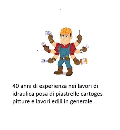 40 anni di esperienza nel tutto fare