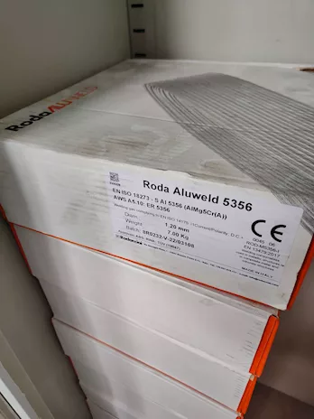 Lotto bobine nuove 7 kg di filo per saldatura alluminio