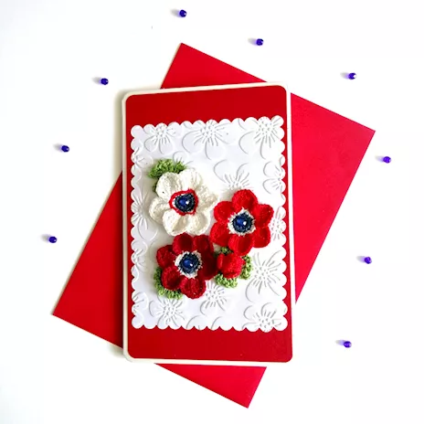 Biglietto di auguri Anemone