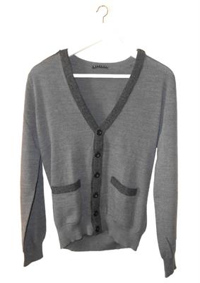 Cardigan Uomo Sisley, grigio scuro, taglia S