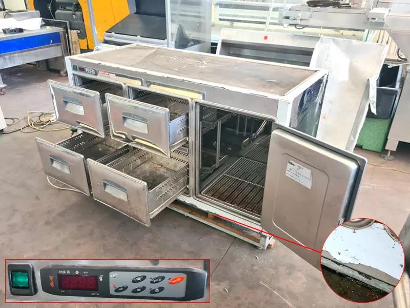 Retrobanco frigo con motore remoto usato, marca Orion mod - Foto 2