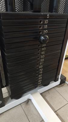 Pectoral Machine serie LUX bianca usata Attrezzi Bodybuilding, in ottime condizioni - Anteprima 1