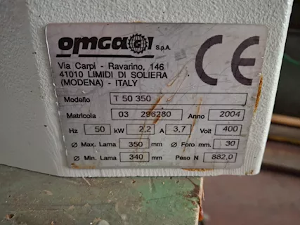 Troncatrice per legno OMGA, anno 2004 - Foto 2
