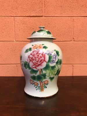 Vaso potiche orientale del