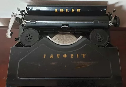 Macchina da scrivere Adler Favorite anni 1930 - Foto 4